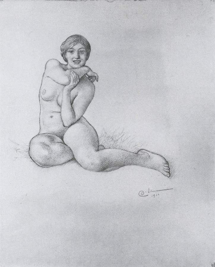 Crouching Girl